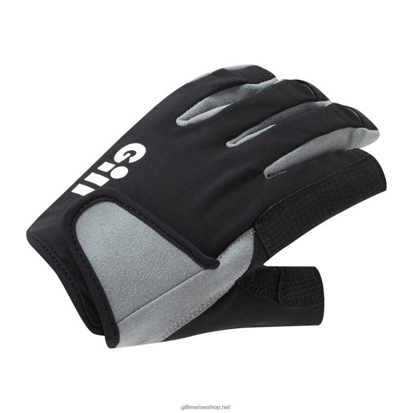 Gill Marine γάντια deckhand - μακρύ δάχτυλο μαύρος 480P62140