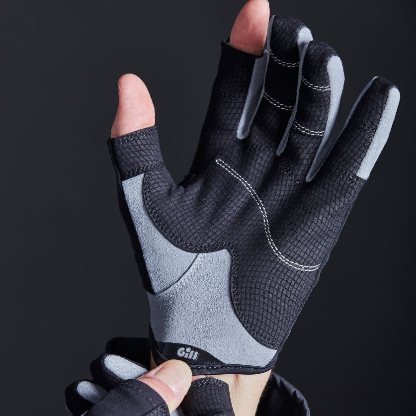 Gill Marine γάντια junior deckhand - μακρύ δάχτυλο μαύρος 480P62136