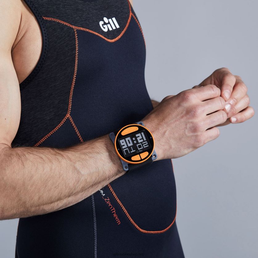 Gill Marine stealth χρονόμετρο μαύρο & πορτοκαλί 480P62444