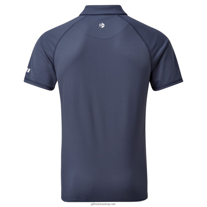Gill Marine ανδρικό uv tec polo ωκεανός 480P62220