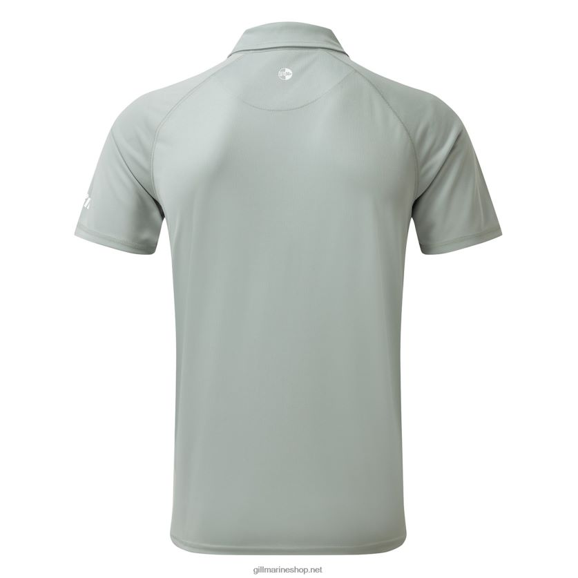 Gill Marine ανδρικό uv tec polo μέτριο γκρι 480P62222