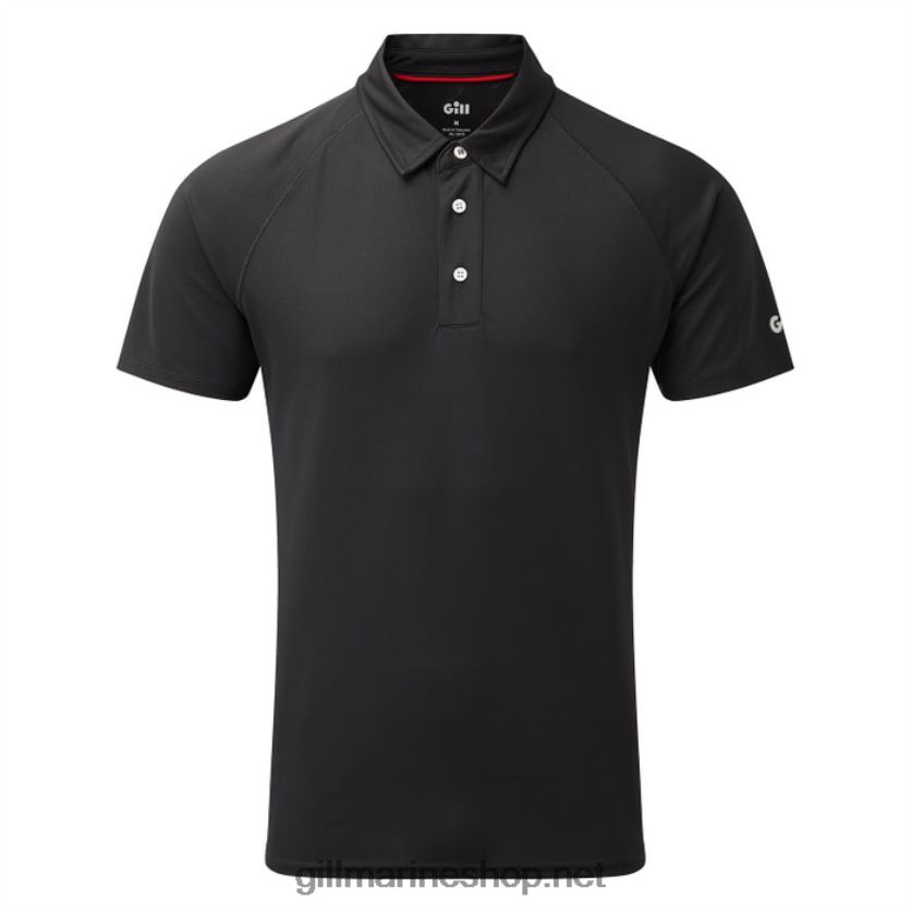 Gill Marine ανδρικό uv tec polo ξυλάνθρακας 480P62486
