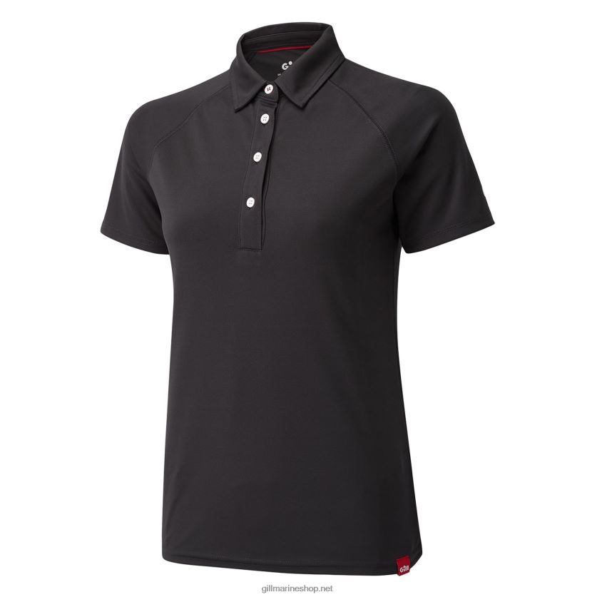 Gill Marine γυναικείο uv tec polo ξυλάνθρακας 480P62174