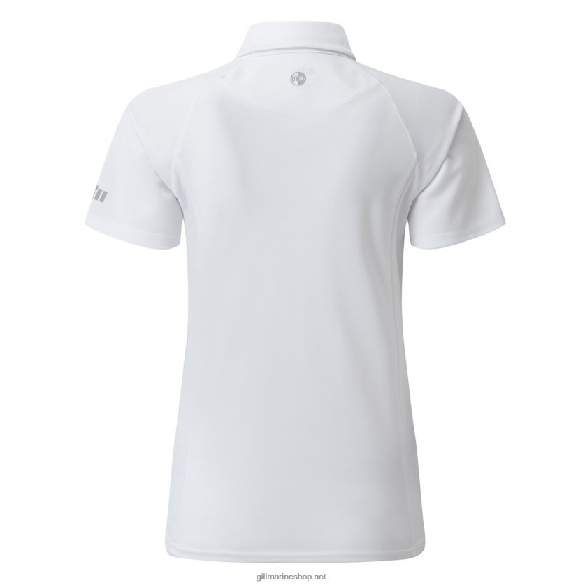 Gill Marine γυναικείο uv tec polo άσπρο 480P62509