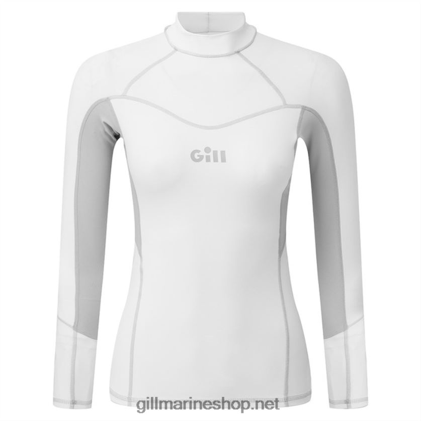 Gill Marine γυναικείο γιλέκο pro rash μακρυμάνικο άσπρο 480P62506