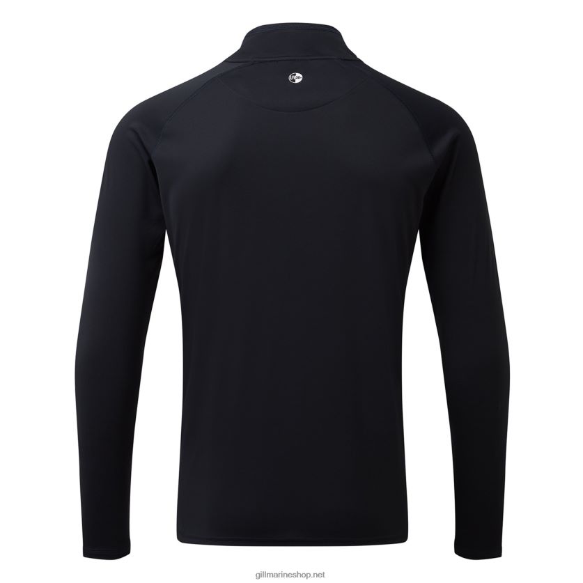 Gill Marine ανδρικό μπλουζάκι uv tec με φερμουάρ - μακρύ μανίκι ΠΟΛΕΜΙΚΟ ΝΑΥΤΙΚΟ 480P62217