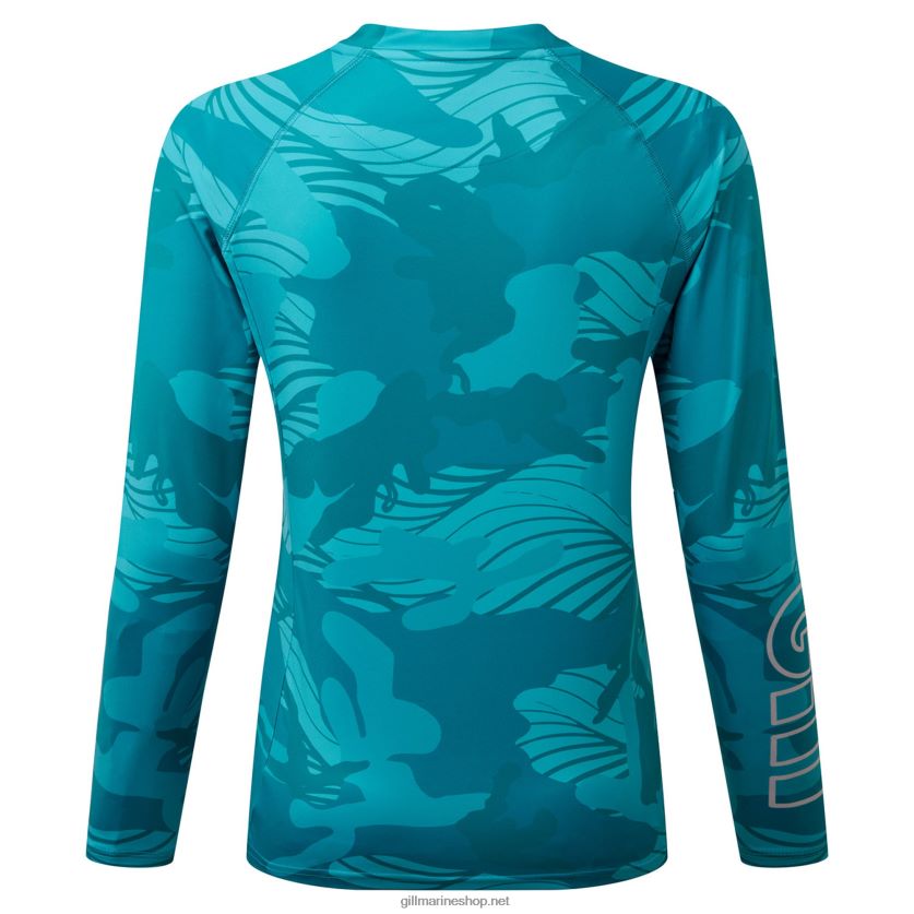 Gill Marine γυναικείο μακρυμάνικο μπλουζάκι xpel tec σε camo καμο πισίνας 480P6254