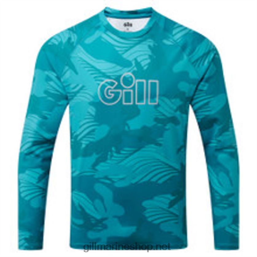 Gill Marine μακρυμάνικο μπλουζάκι xpel tec σε camo καμο πισίνας 480P6256