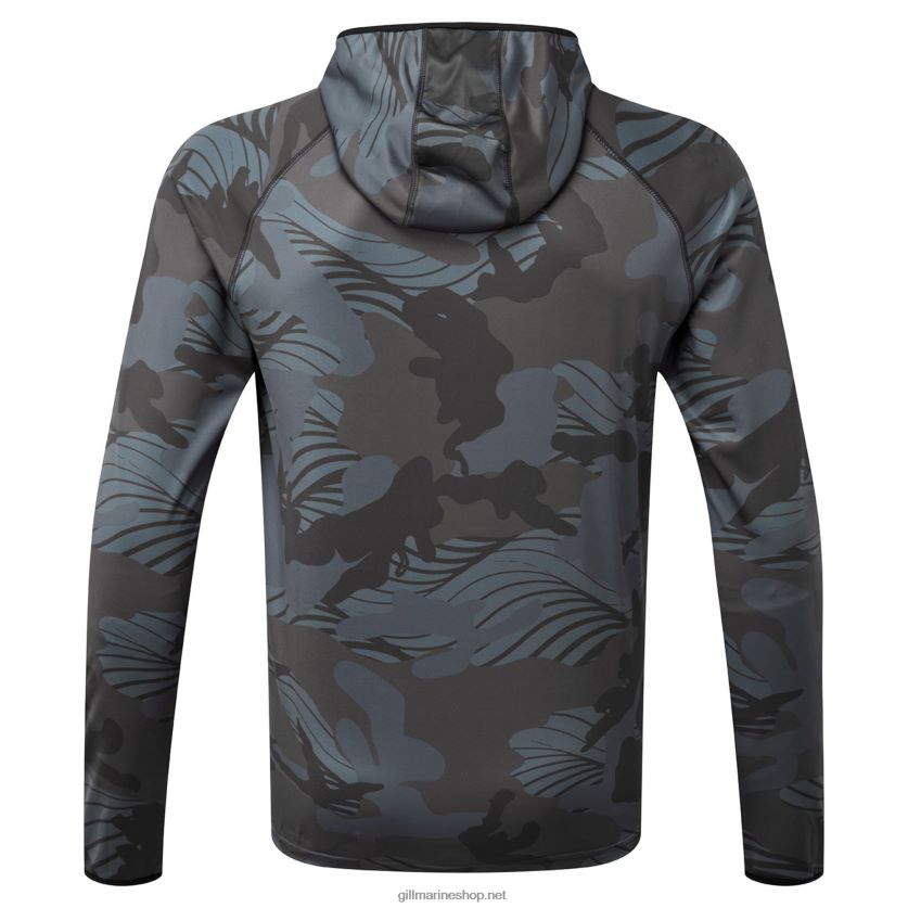 Gill Marine Xpel tec hoodie σε camo σκιά camo 480P62409