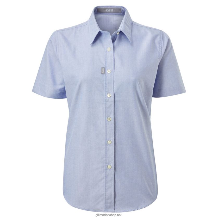 Gill Marine γυναικείο πουκάμισο oxford κοντομάνικο μπλε 480P62296