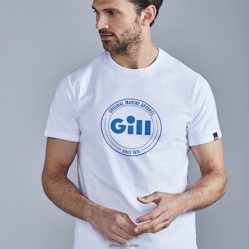 Gill Marine μπλουζάκι scala άσπρο 480P62118