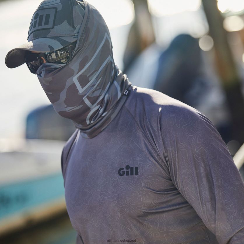 Gill Marine μακρυμάνικο μπλουζάκι xpel tec σε κασσίτερο camo480P62398