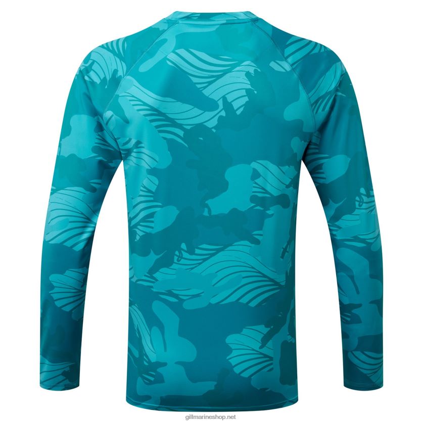 Gill Marine μακρυμάνικο μπλουζάκι xpel tec σε camo καμο πισίνας 480P62403