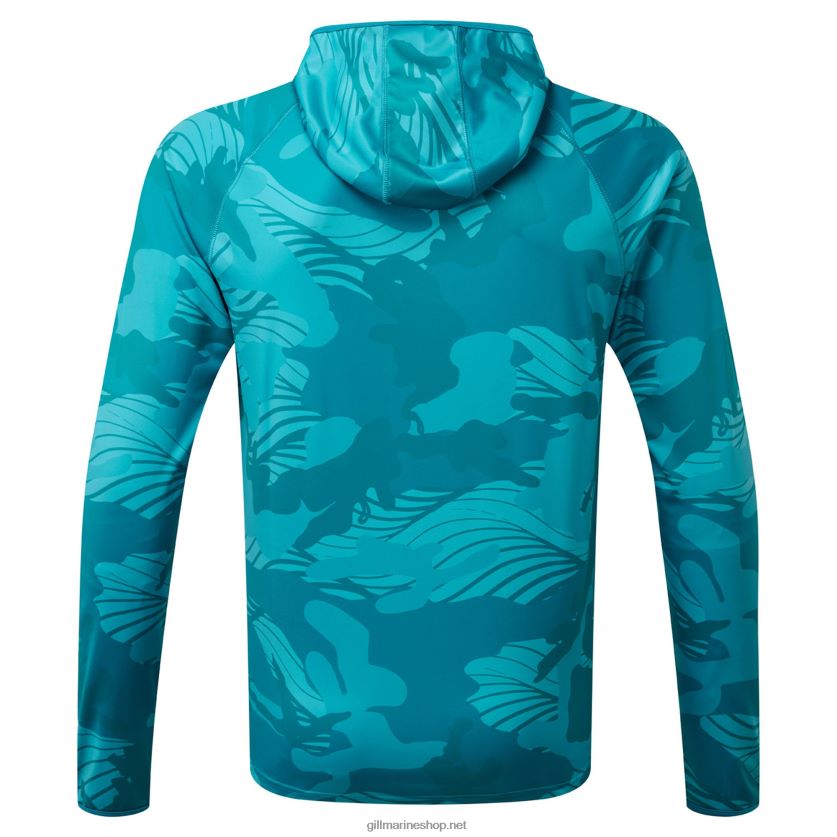Gill Marine Xpel tec hoodie σε camo καμο πισίνας 480P6251