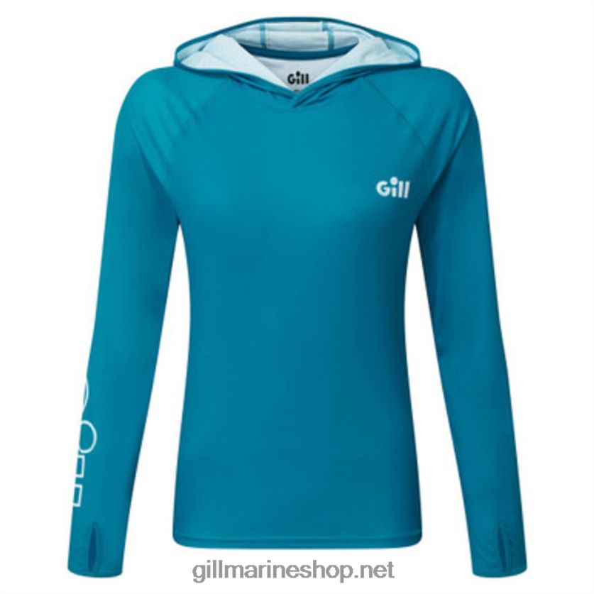Gill Marine γυναικεία κουκούλα xpel tec μπλε της πισίνας 480P6248