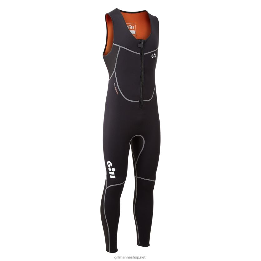 Gill Marine ανδρική δυναμική μακριά John μαύρος 480P62520