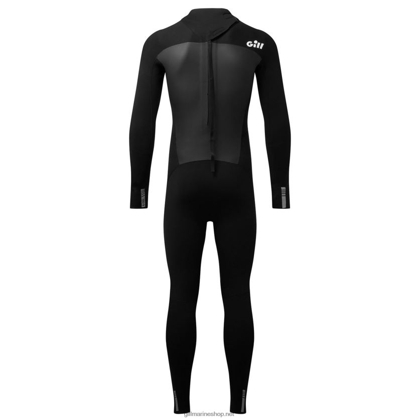 Gill Marine ανδρική φόρμα pursuit φερμουάρ πίσω 4/3mm μαύρος 480P6281