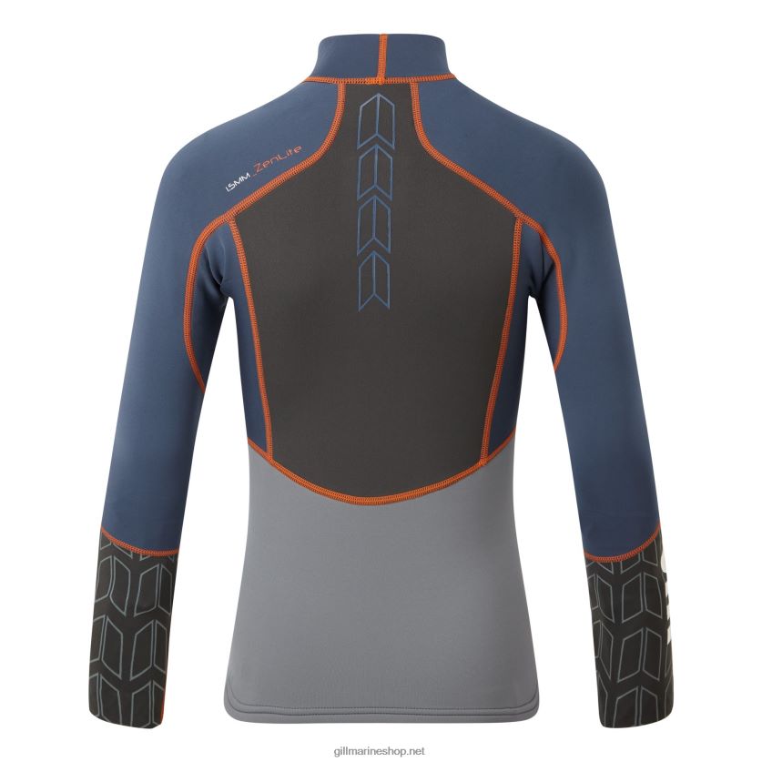 Gill Marine μπλουζάκι junior zenlite ocean & steel gray 480P62536