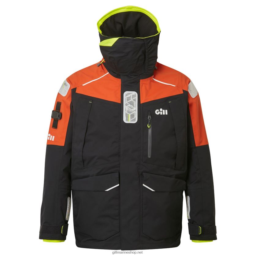 Gill Marine os1 μπουφάν ωκεανού γραφίτης/πορτοκαλί 480P62376