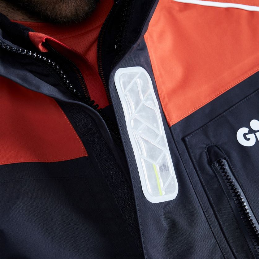 Gill Marine os1 μπουφάν ωκεανού γραφίτης/πορτοκαλί 480P62376