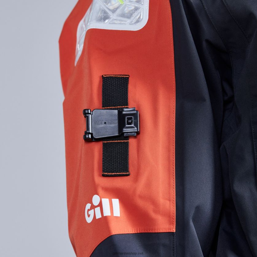 Gill Marine os1 μπουφάν ωκεανού γραφίτης/πορτοκαλί 480P62376