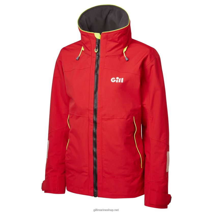 Gill Marine γυναικείο os3 μπουφάν θαλάσσης το κόκκινο 480P62441