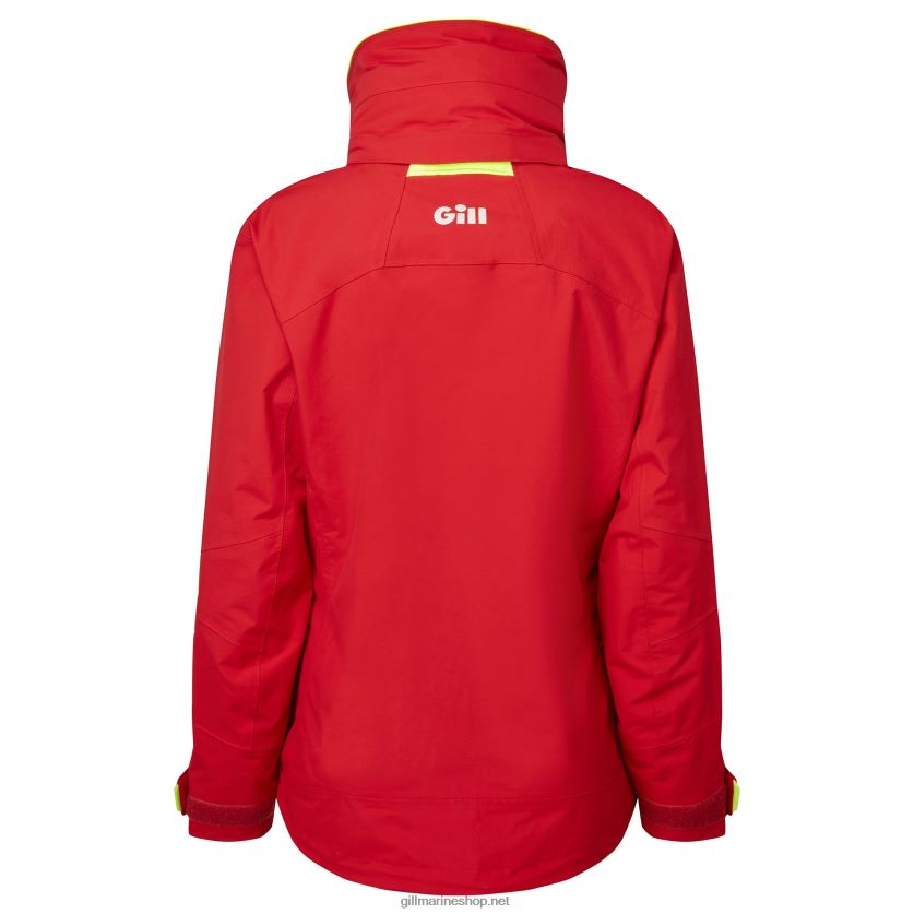 Gill Marine γυναικείο os3 μπουφάν θαλάσσης το κόκκινο 480P62441