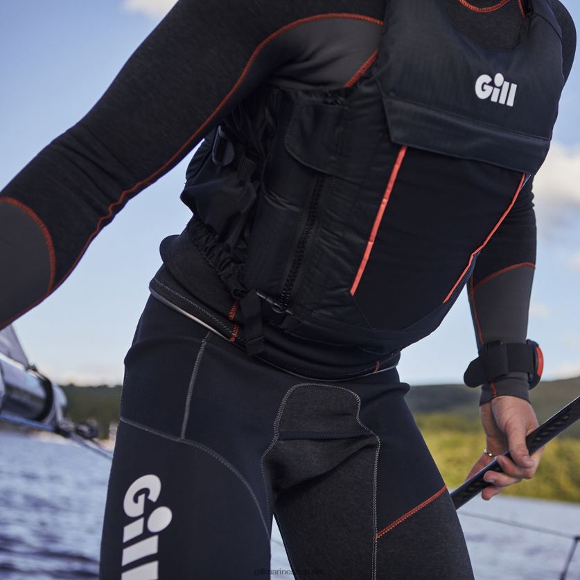 Gill Marine ανδρικό τοπ zentherm μαύρος 480P62538