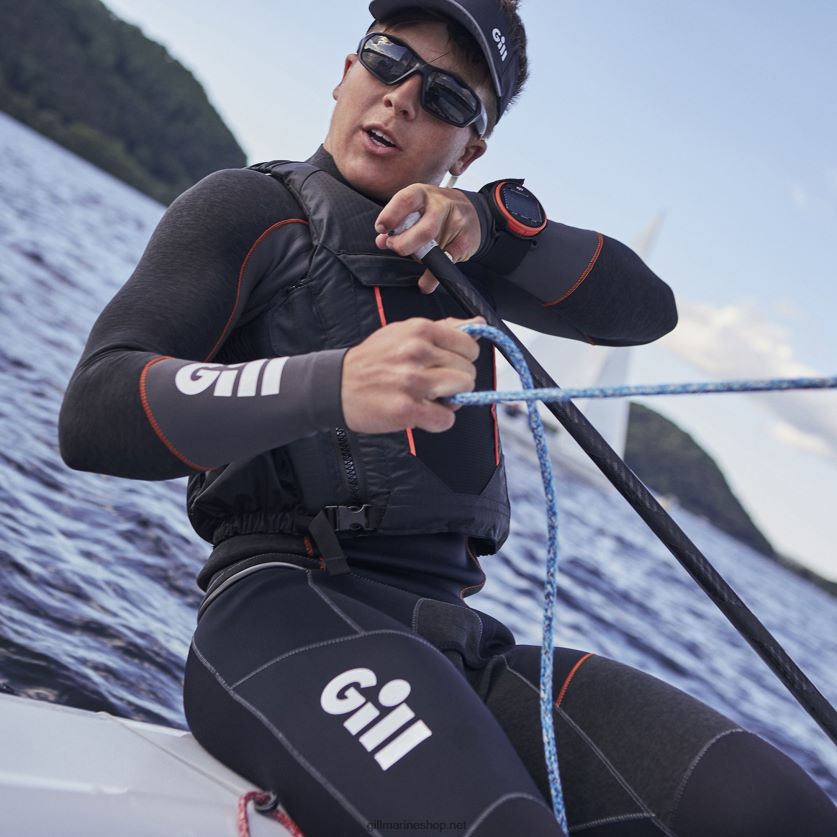 Gill Marine ανδρικό τοπ zentherm μαύρος 480P62538